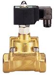 brass solenoid valve 2/2 normally open pilot