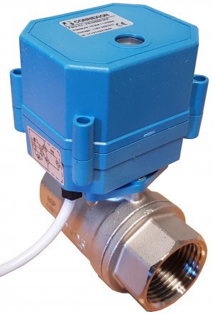 Mini motor actuated ball valve
