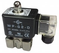 compact solenoid valve for higher pressures