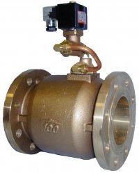 Bronze Solenoid Valve flanged pilot