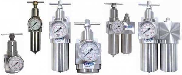 Stainless Steel Filters Regulators and Lubricators