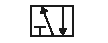 Solenoid Valve Two Flow Paths Symbol