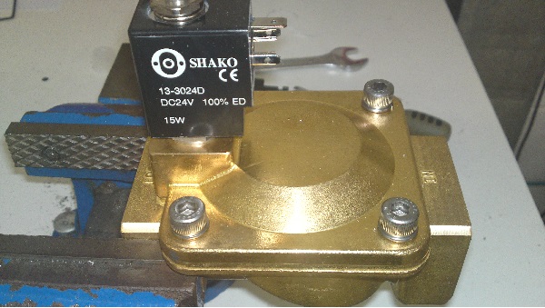 solenoid valve armature installation