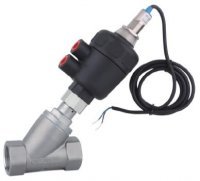 Angle Seat Piston Valve with Open Proximity Switch