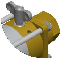 Manual Over Ride for coaxial valve