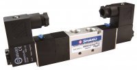 5/3 way double pneumatic solenoid valve