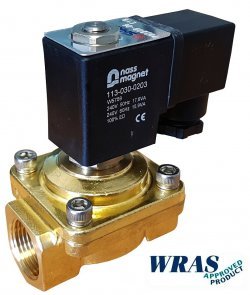 WRAS water solenoid valve example