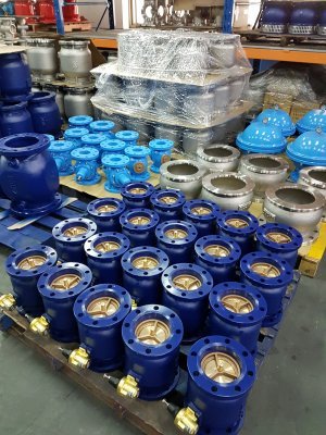 Z Tide BFRD and BFRS Valves at factory